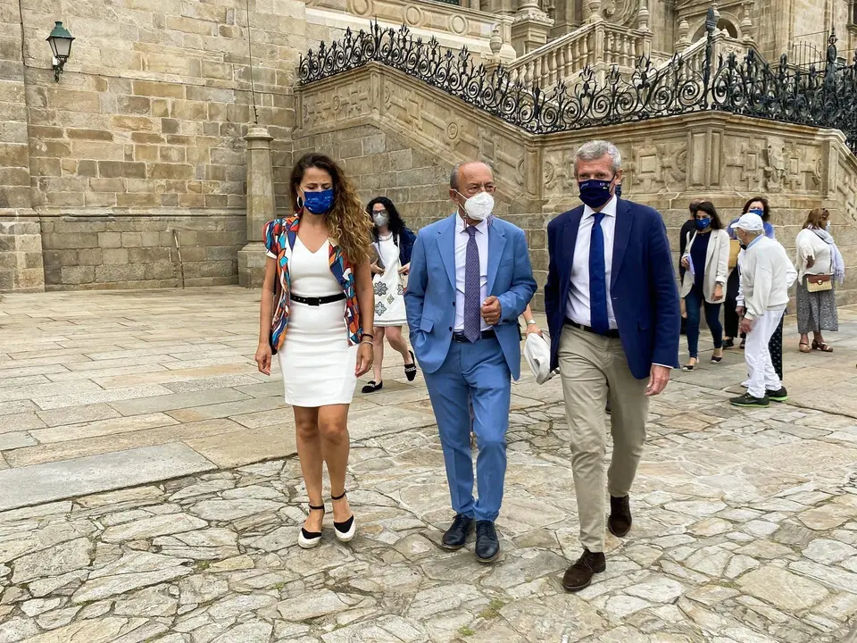 El consejero de Turismo, Javier L&oacute;pez Marcano, participa en Santiago de Compostela en el encuentro de consejeros de las Comunidades del Camino de Santiago.