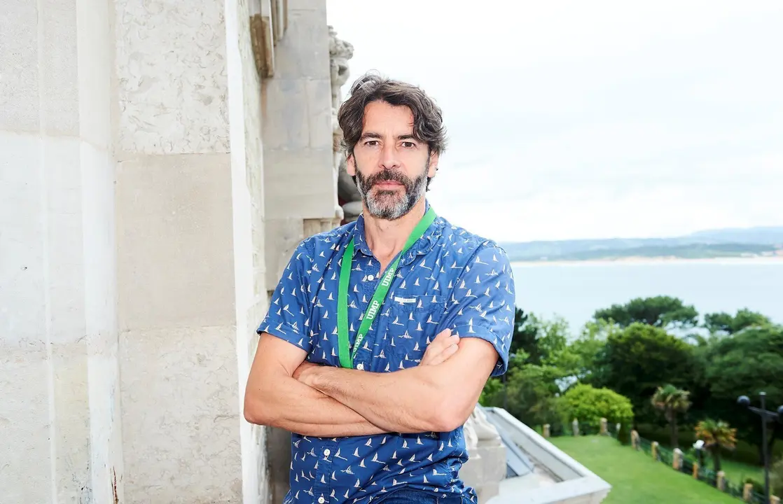 El actor Eduardo Noriega en la UIMP