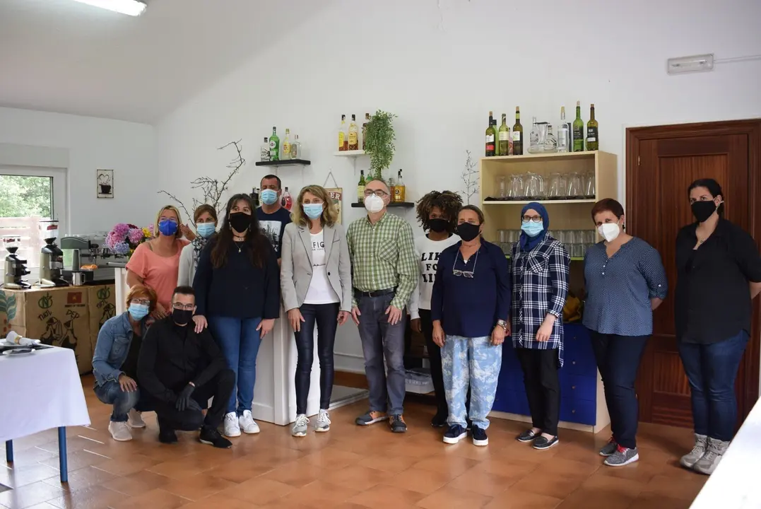 Participantes del segundo taller de empleo que realizan sus pr&aacute;cticas en CANTUR