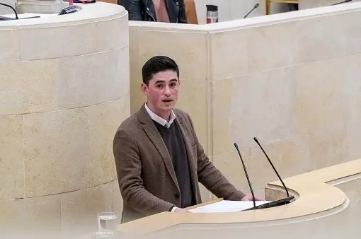 El diputado de Cs en el Parlamento de Cantabria Diego Mara&ntilde;&oacute;n