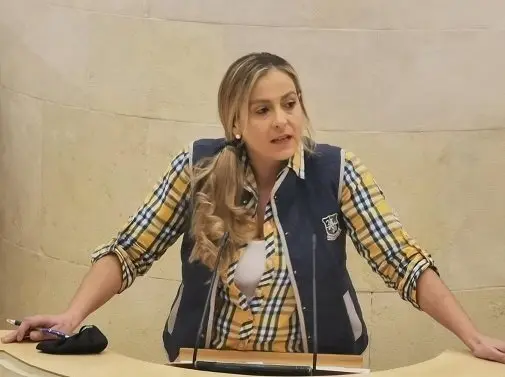 La diputada de Cs en el Parlamento de Cantabria Marta Garc&iacute;a