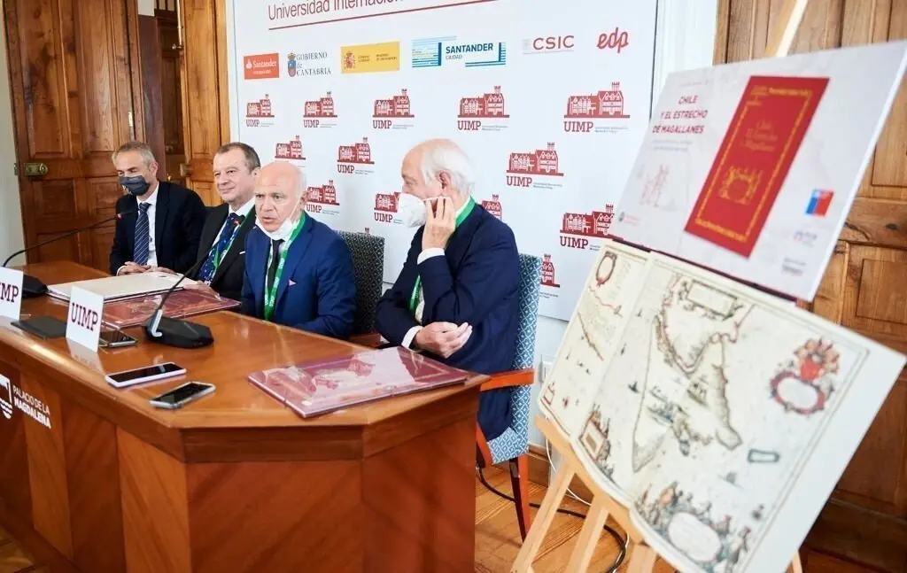 La Fundaci&oacute;n Chile-Espa&ntilde;a y la Universidad de Salamanca presentan la reedici&oacute;n de un mapa del siglo XVI de Chile y el Estrecho de Magallanes.