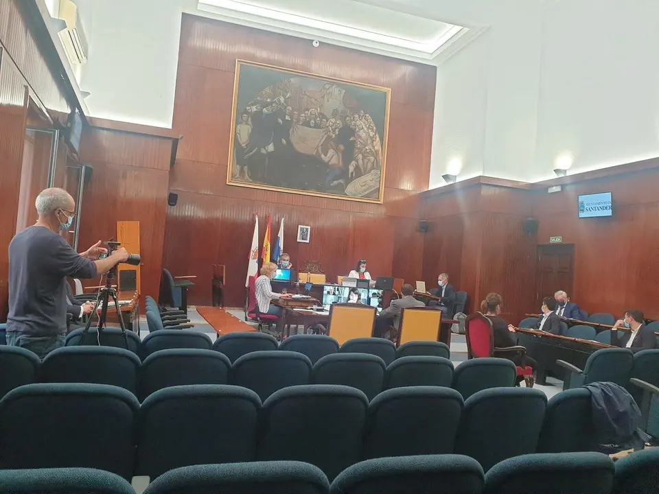 Pleno del Ayuntamiento de Santander