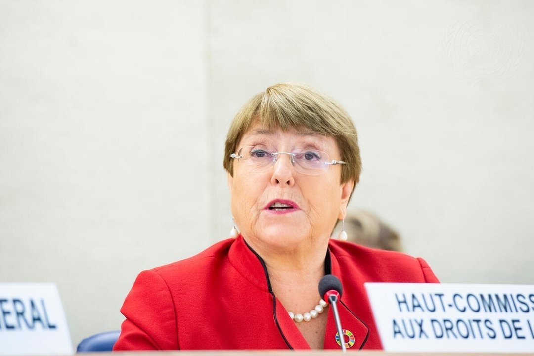 Archivo - Michelle Bachelet, United Nation High Commissioner for Human Rights, addresses the opening of the forty-third regular session of the Human Rights Council.
