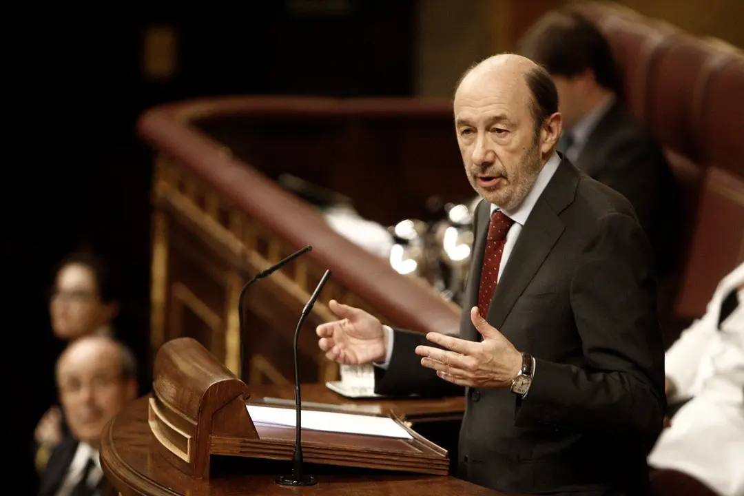 Archivo - Imagen de archivo de Alfredo P&eacute;rez Rubalcaba