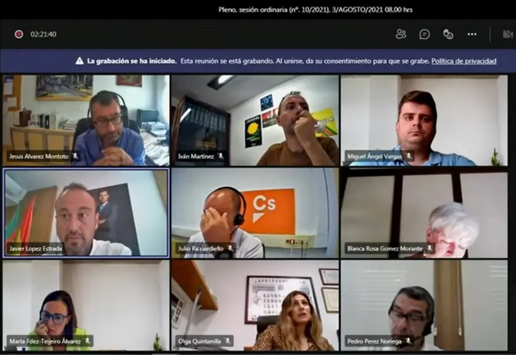 Archivo - Pleno telem&aacute;tico de Torrelavega