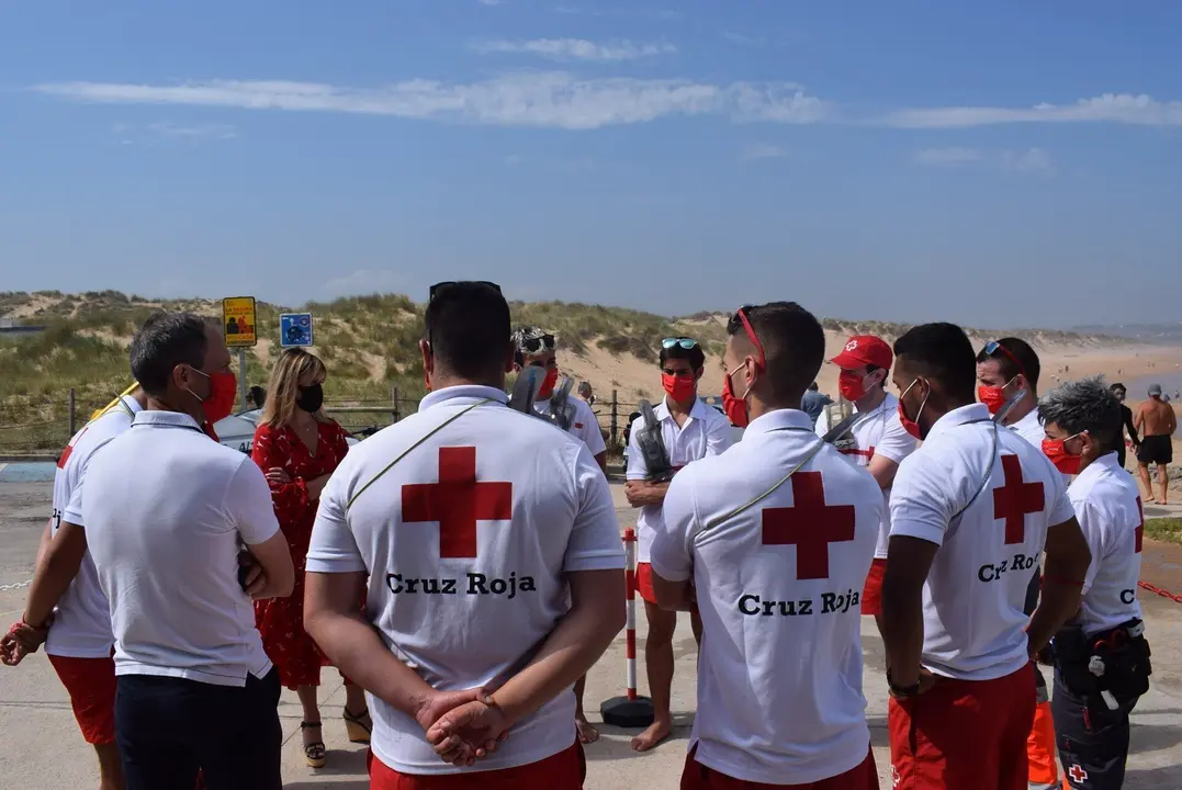 Socorristas en Valdearenas