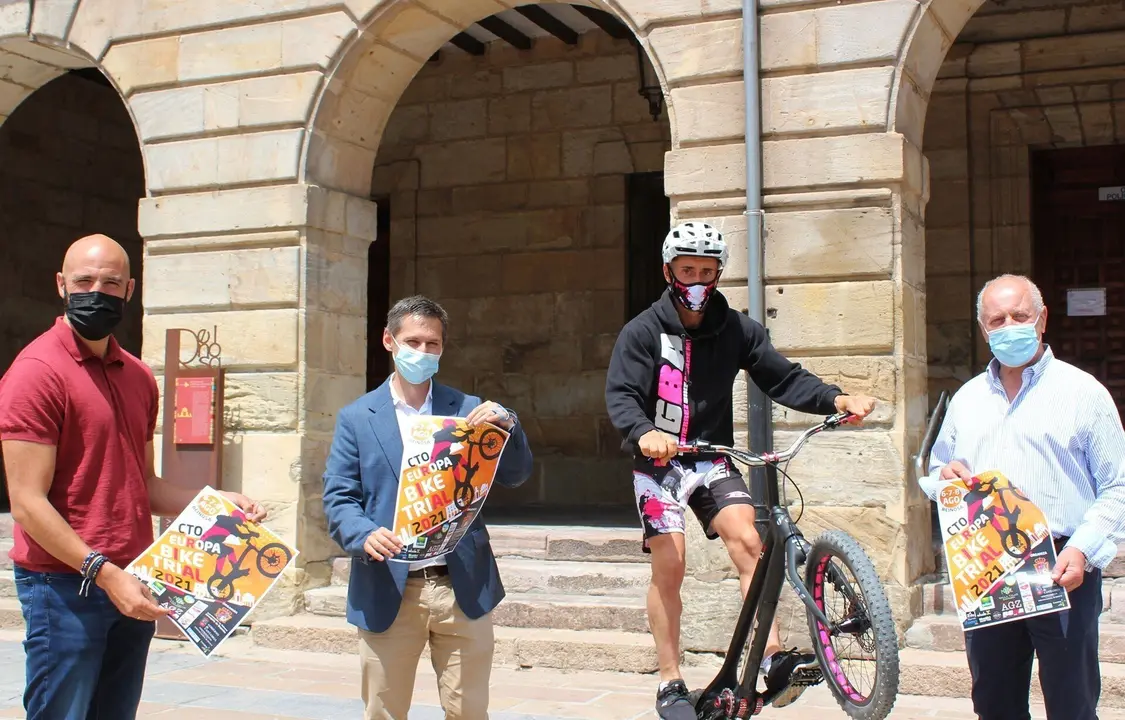 Presentaci&oacute;n del Campeonato de Europa de Bike Trial.