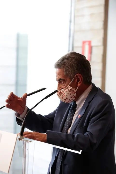 El presidente de Cantabria, Miguel &Aacute;ngel Revilla.