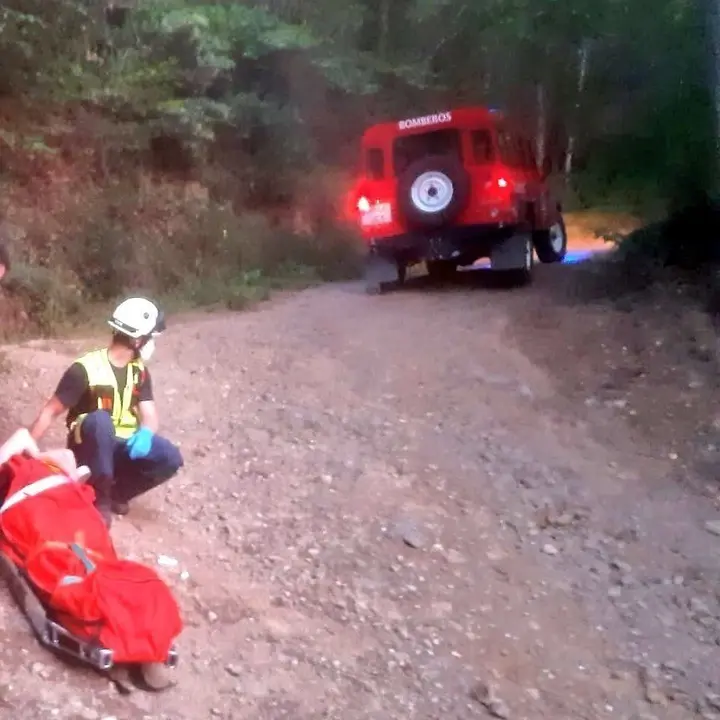 Rescate de la senderista