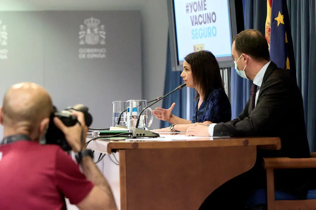 Rueda de prensa de Sanidad para informar sobre la pandemia de Covid-19