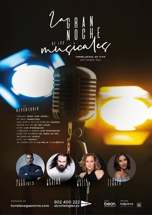 Cartel de 'La gran noche de los musicales'