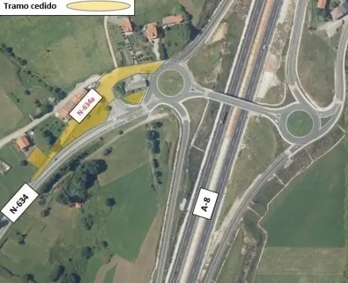 Tramo cedido.