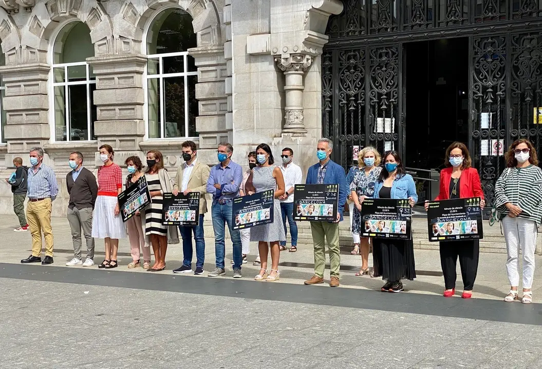 Minuto silencio Ayto Santander