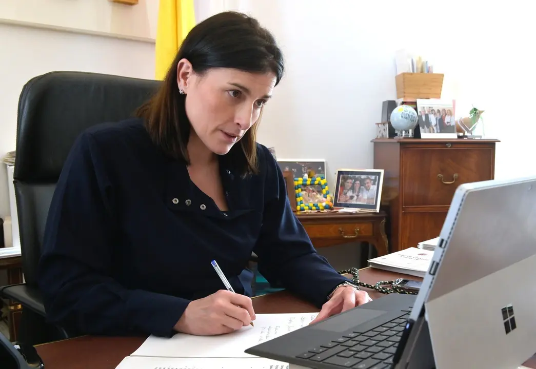 Archivo - La alcaldesa de Santander, Gema Igual