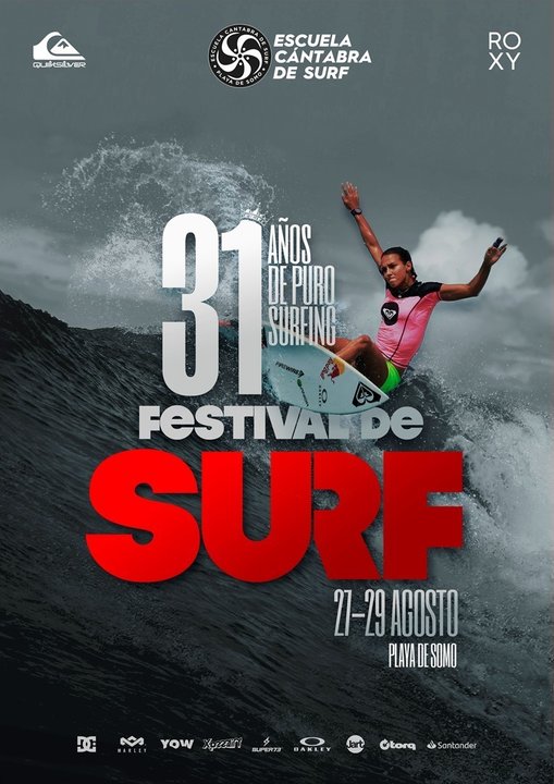 Cartel del Festival de Surf.