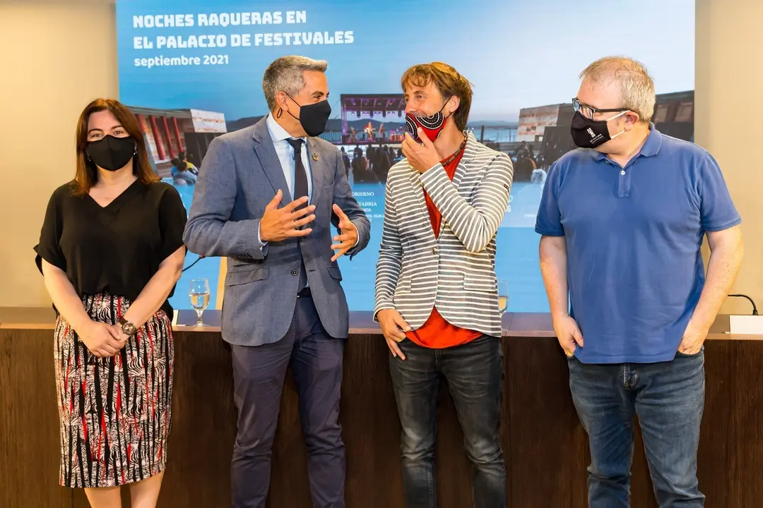 Presentaci&oacute;n de la segunda edici&oacute;n del ciclo musical 'Las Noches Raqueras' en el Palacio de Festivales de Cantabria