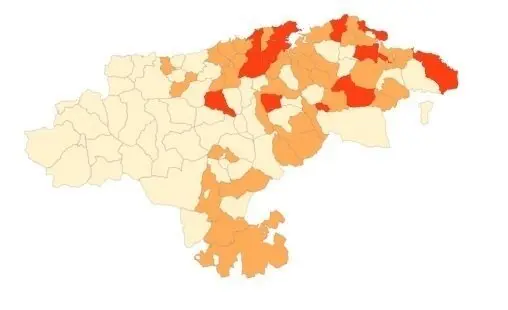 Archivo - Mapa del 'sem&aacute;foro Covid'