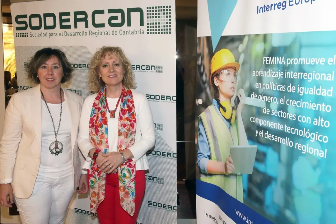 Archivo -  Alicia Renedo junto a Eva D&iacute;az Tezanos