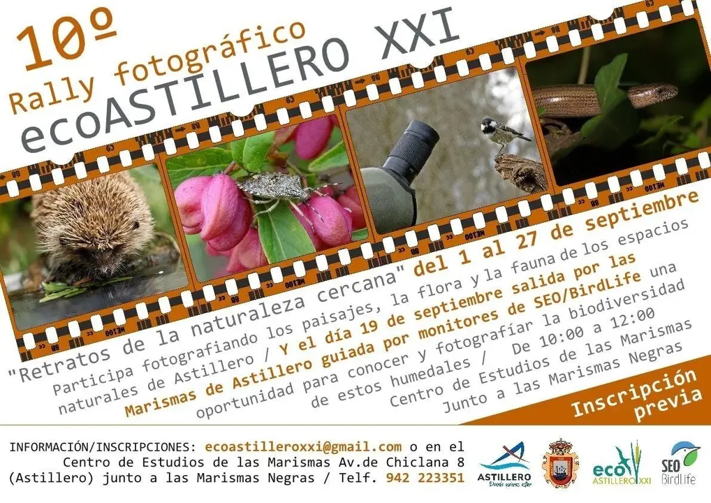 Cartel del Rally Fotogr&aacute;fico ecoASTILLERO XXI