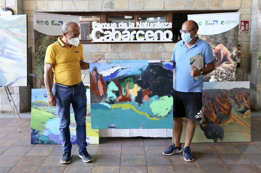 Entrega de premios del I Concurso de Pintura al Aire Libre de Cabárceno