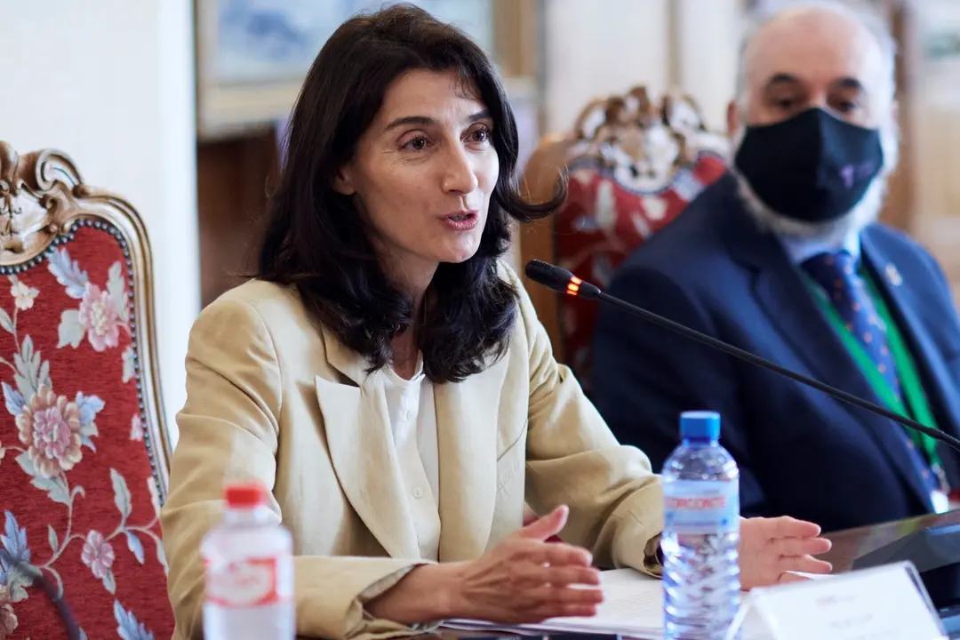 La ministra de Justicia, Pilar Llop, interviene en la inauguraci&oacute;n del curso 'La presencia de la Psicolog&iacute;a en el sistema p&uacute;blico educativo, de salud y servicios sociales' en la Universidad Internacional Men&eacute;ndez Pelayo (UIMP)