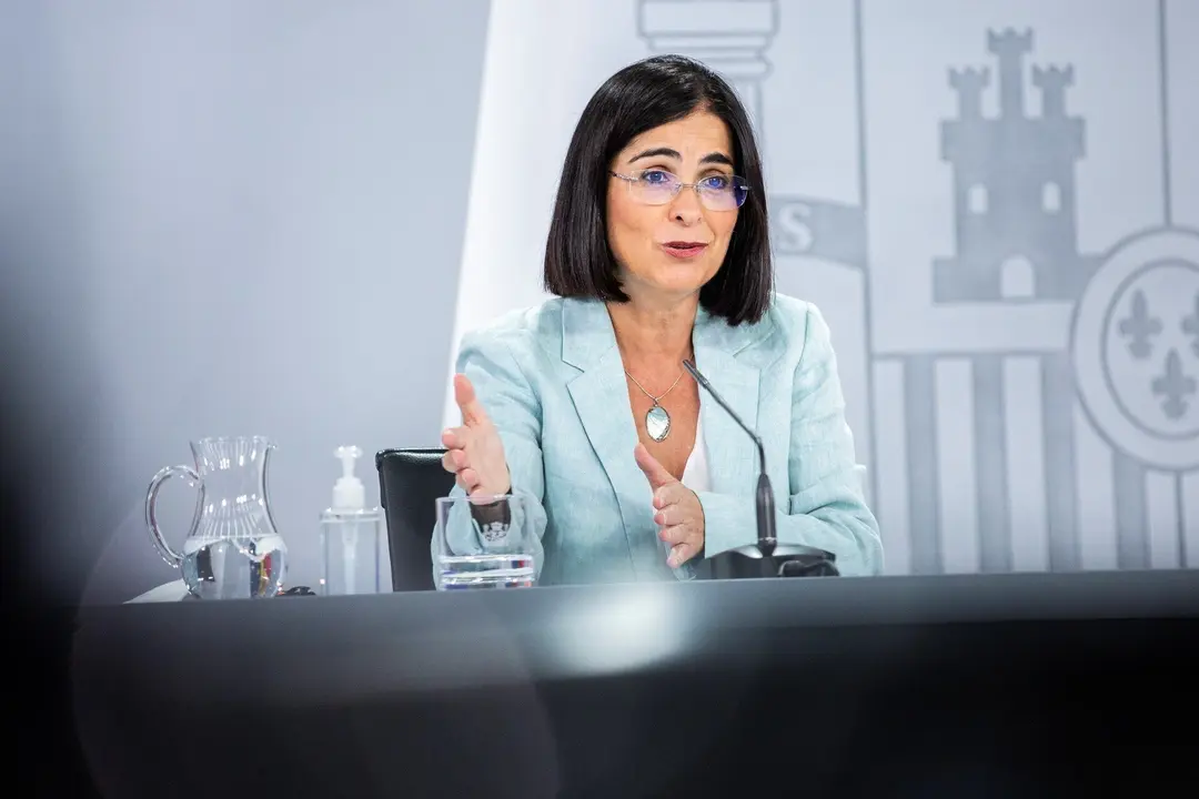 La ministra de Sanidad, Carolina Darias.