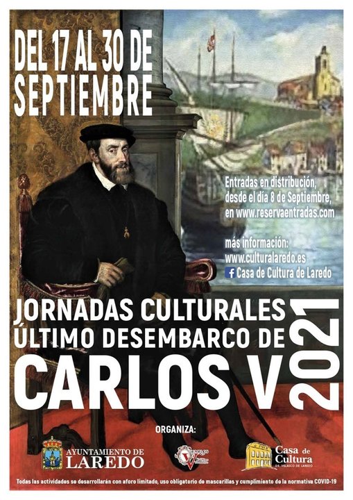 Cartel Jornadas Culturales Carlos V de Laredo
