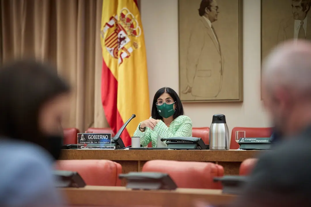 La ministra de Sanidad, Carolina Darias, comparece en una Comisi&oacute;n de Sanidad y Consumo en el Congreso de los Diputados, a 31 de agosto de 2021, en Madrid, (Espa&ntilde;a). El objeto de esta comparecencia es informar sobre el estado actual de la evoluci&oacute;n de la 