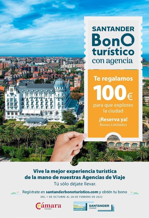Cartel campaña bonos turismo
