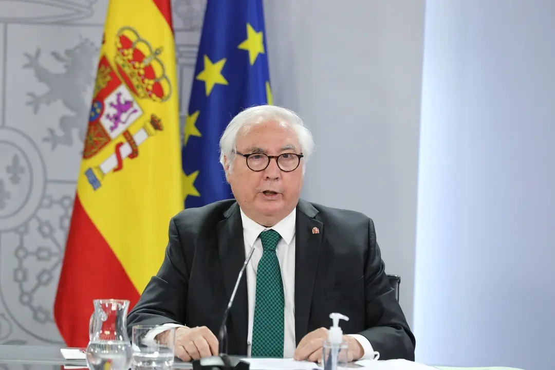 El ministro de Universidades, Manuel Castells