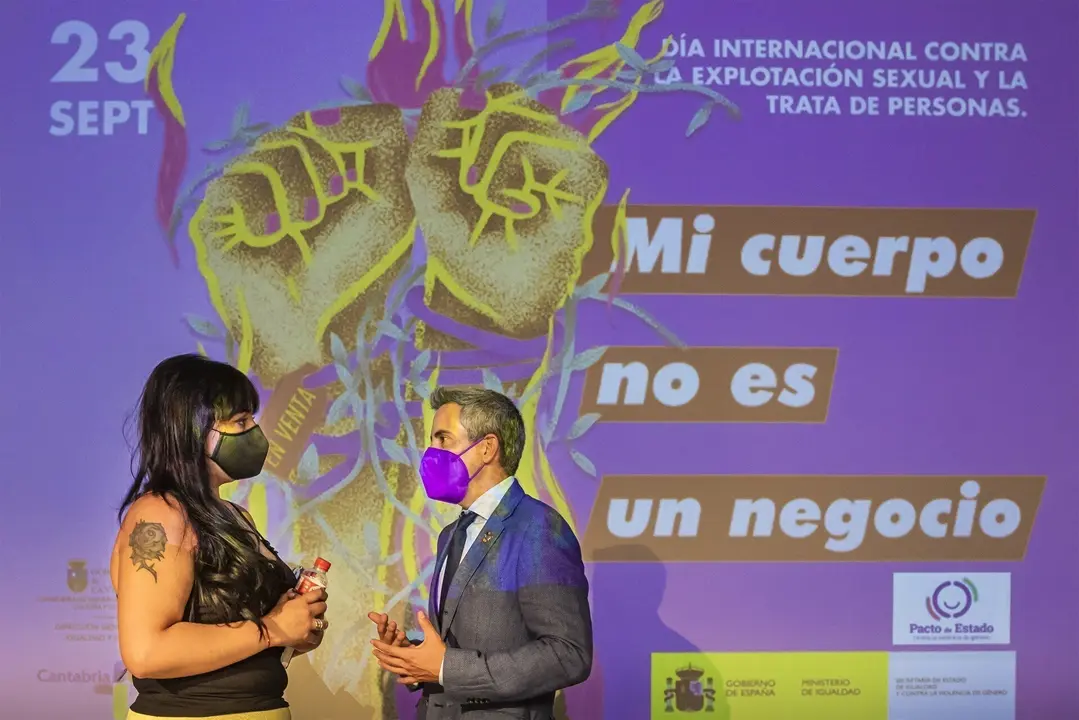 El vicepresidente y consejero de Universidades, Igualdad, Cultura y Deporte, Pablo Zuloaga, asiste al encuentro con motivo del D&iacute;a Internacional contra la explotaci&oacute;n sexual y la trata de personas (23 de septiembre)