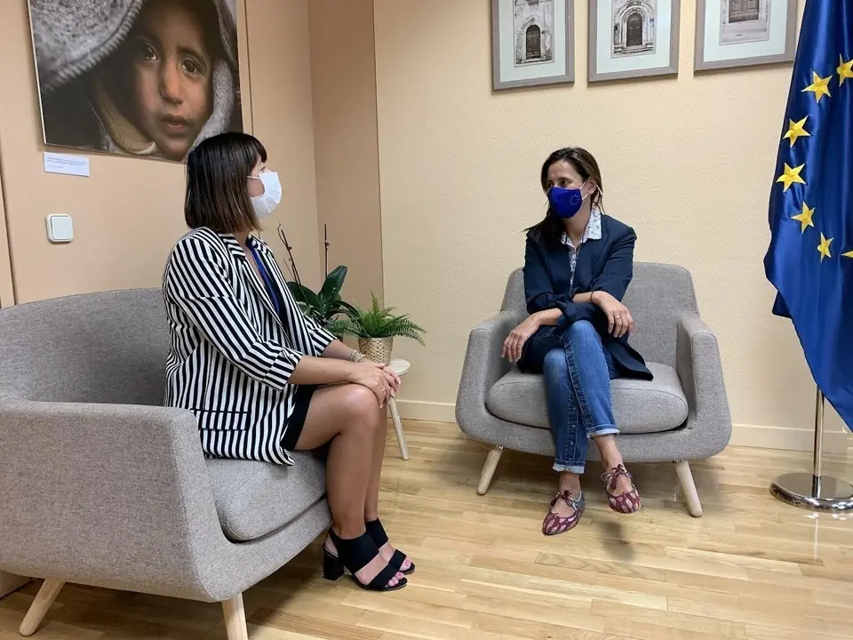 La consejera de Econom&iacute;a y Hacienda, Mar&iacute;a S&aacute;nchez, se re&uacute;ne con la directora de la Oficina del Parlamento Europeo en Espa&ntilde;a, Mar&iacute;a Andr&eacute;s