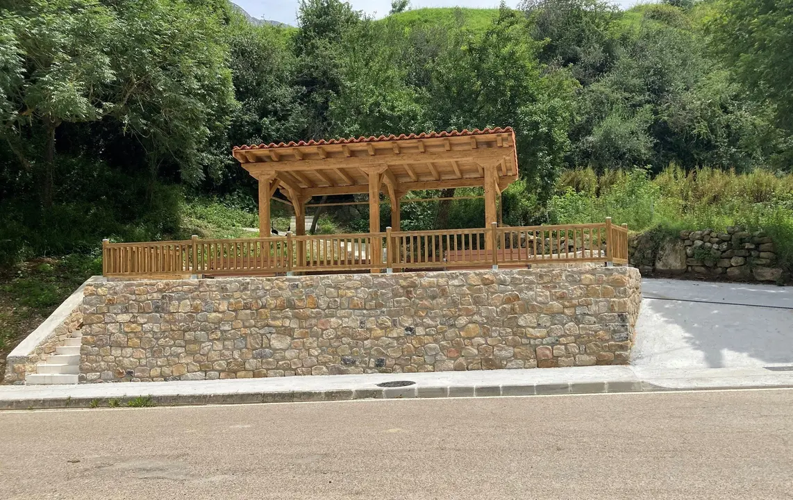 Mirador tur&iacute;stico en Quintanilla, en Lamas&oacute;n