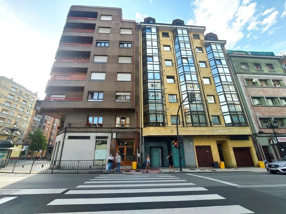 Edificio de viviendas en Oviedo, en una imagen de archivo.