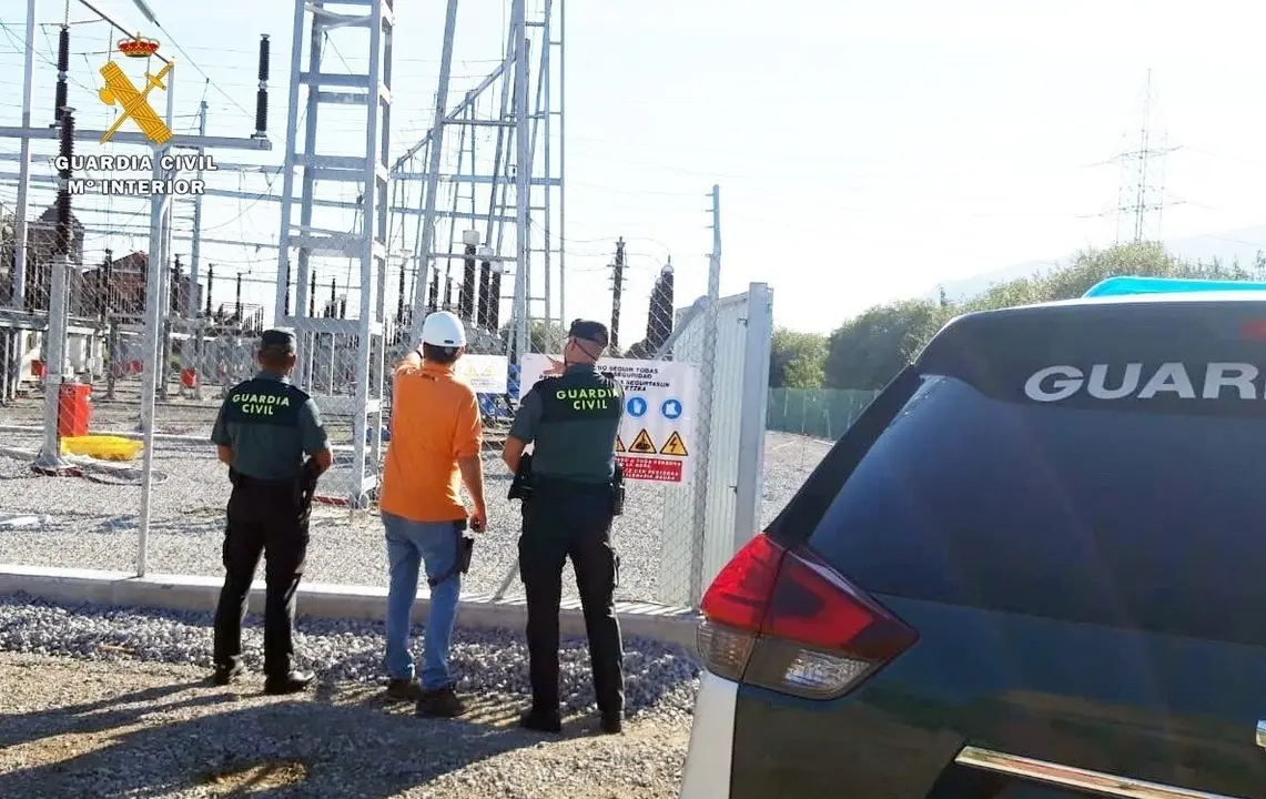 Subestaci&oacute;n de Astillero donde se cometi&oacute; el robo del cable