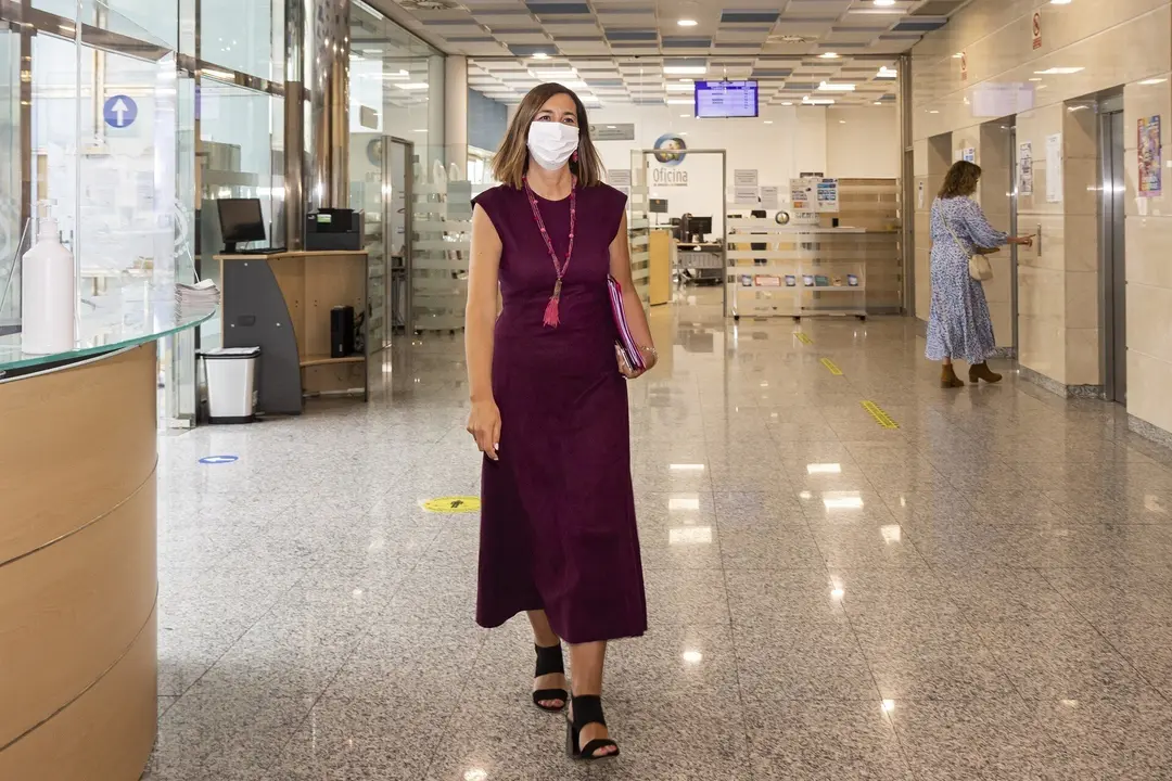 Archivo - La consejera de Econom&iacute;a y Hacienda, Mar&iacute;a S&aacute;nchez