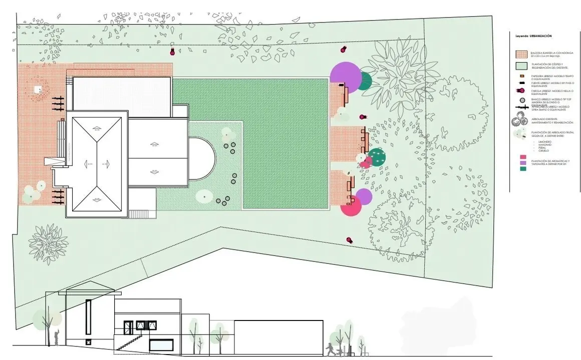 Plano centro c&iacute;vico cultural Fernando Ateca