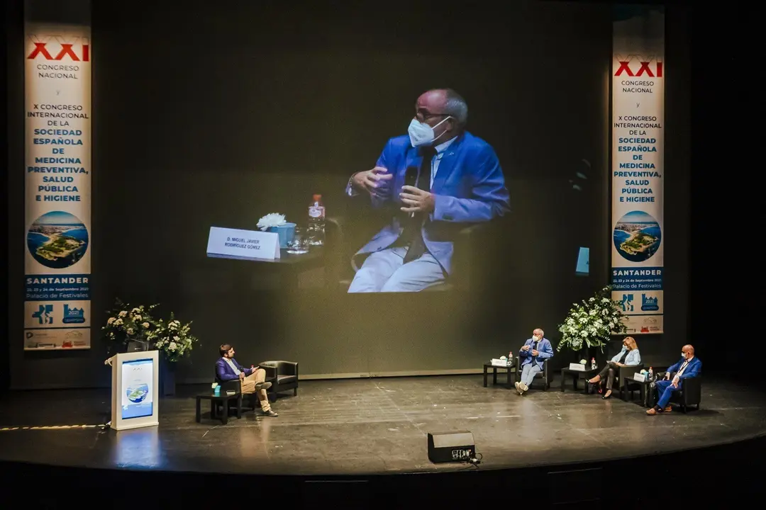 El consejero de Sanidad, Miguel Rodr&iacute;guez, participa en el debate final del XXI Congreso Nacional y X Internacional de la Sociedad Espa&ntilde;ola de Medicina Preventiva, Salud P&uacute;blica e Higiene.