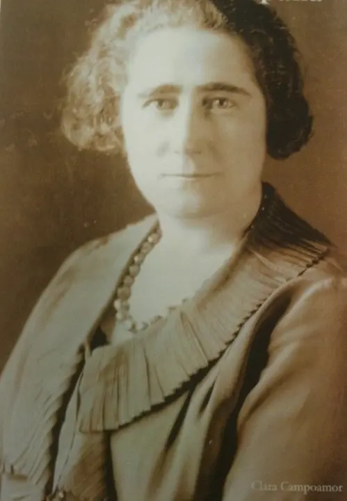 La diputada de la Segunda Rep&uacute;blica, impulsora del voto femenino, Clara Campoamor.