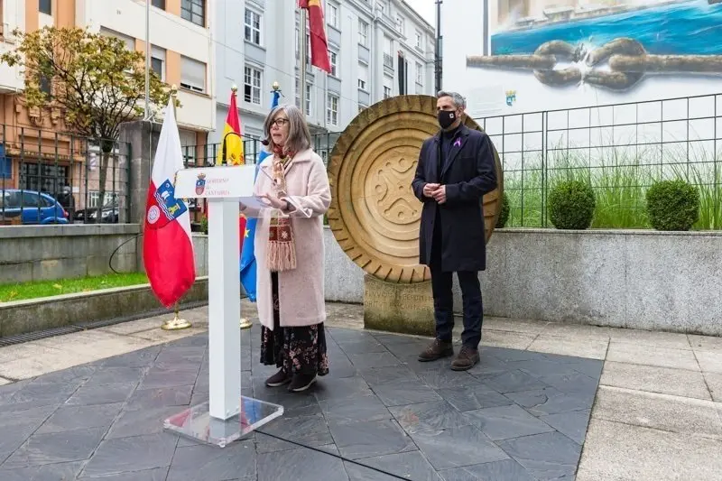 11:30 horas. Gobierno de Cantabria, planta baja. El vicepresidente y consejero de Universidades, Igualdad, Cultura y Deporte, Pablo Zuloaga, participa en el acto de lectura de la declaraci&oacute;n institucional con motivo del 25N, D&iacute;a Internacional de la eliminaci&oacute;n de la violencia contra las mujeres. 25 de noviembre de 2021 &copy; Ra&uacute;l Lucio