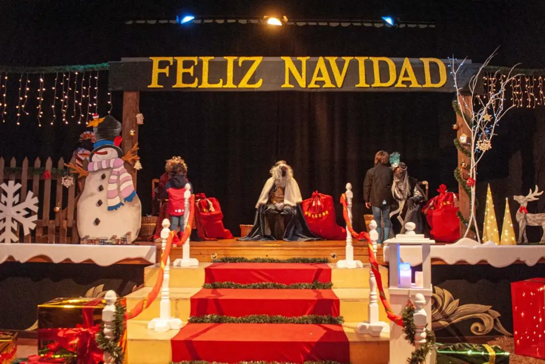 Visita de los Reyes Magos en Puente San Miguel en el a&ntilde;o 2020