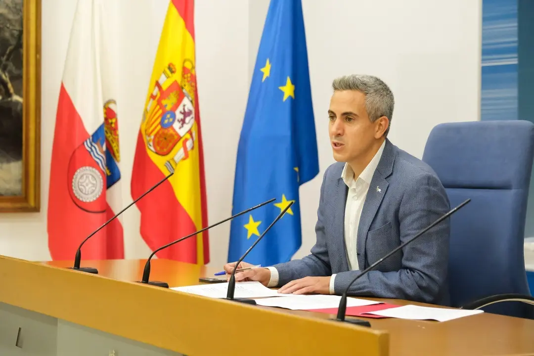 10:30 horas. Sala de prensa del Gobierno de Cantabria. El vicepresidente y consejero de Universidades, Igualdad, Cultura y Deporte, Pablo Zuloaga, informa, en rueda de prensa, de los acuerdos del Consejo de Gobierno. 17 de noviembre de 2022 &copy; Ra&uacute;l Lucio