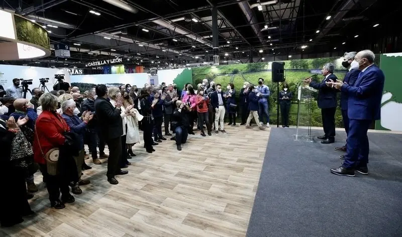 REVILLA.MARCANO.PEDRO SANCHEZ.PRESIDENTE GOBIERNO. FITUR.21 ene 22