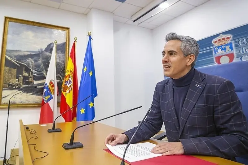 10:30 horas. Sala de prensa del Gobierno de Cantabria
El vicepresidente y consejero de Universidades, Igualdad, Cultura y Deporte, Pablo Zuloaga, informa, en rueda de prensa, de los acuerdos de Consejo de Gobierno.
&copy;Lara Revilla