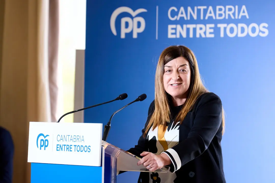 14/4/23  SANTANDER
ep Cuca Gamarra 


La secretaria general del PP y la presidenta del partido en Cantabria, Mar&iacute;a Jos&eacute; S&aacute;enz de Buruaga, clausuran el acto de presentaci&oacute;n del programa marco municipal para las elecciones del 28 de mayo

FOTO: Juan Manuel Serrano Arce

