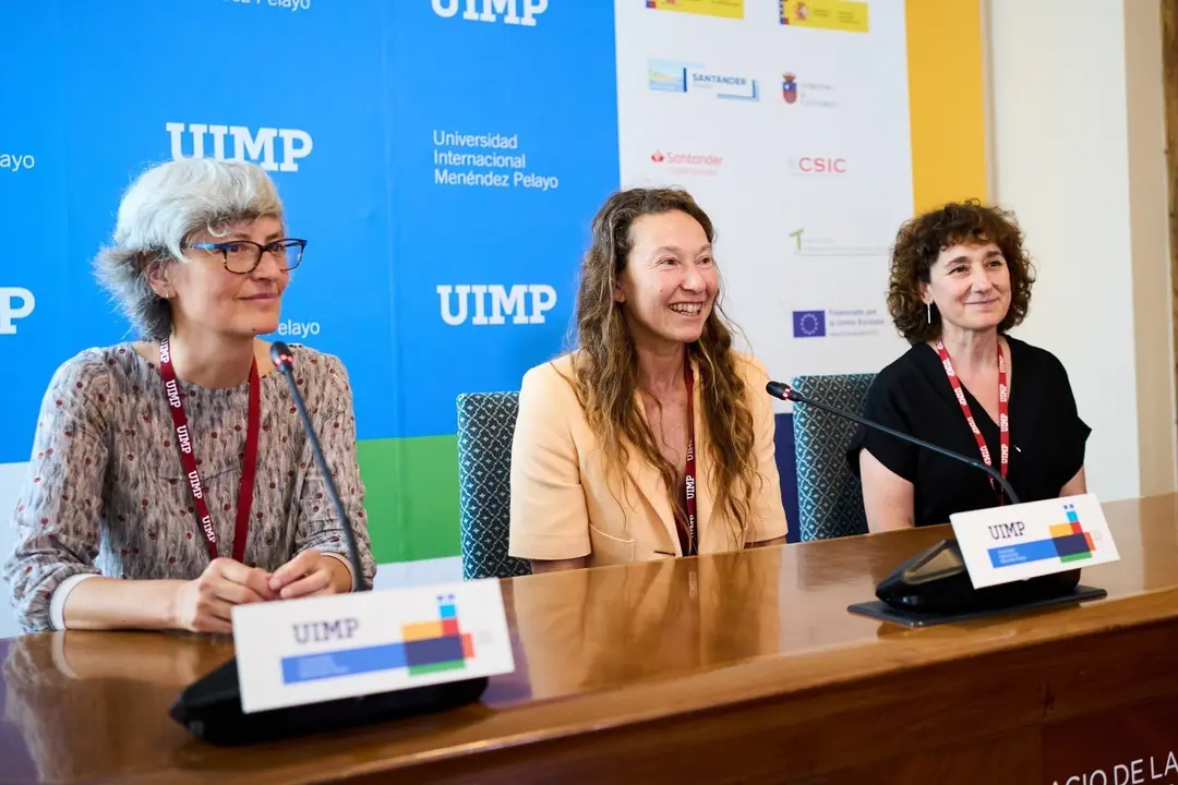 26/6/23  SANTANDER
UIMP 
Desaf&iacute;os tecnol&oacute;gicos de la neurociencia y su dimensi&oacute;n &eacute;tica

Ana Victoria Villar Ramos, Instituto de Biomedicina y Biotecnolog&iacute;a de Cantabria-Universidad de Cantabria (IBBTEC), Santander. Directora del curso ; Aitziber L. Cortajarena, directora cient&iacute;fica del Centro de Investigaci&oacute;n Cooperativa en Biomateriales, CIC biomaGUNE

FOTO: Juan Manuel Serrano Arce

