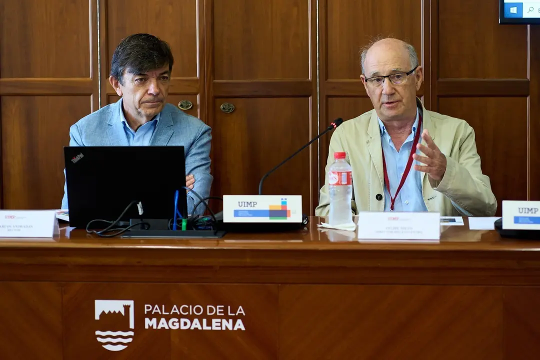 28/6/23  SANTANDER
uimp 
Jorge Sempr&uacute;n en su centenario, 1923-2023
Felipe Nieto;  Carlos Andradas, Rector MagnIfico de la UIMP

FOTO: Juan Manuel Serrano Arce

