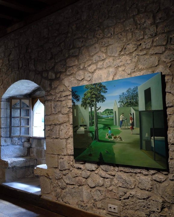 Cuadro de Emilio Gonzalez Saiz expuesto en el Castillo de Argueso (2)