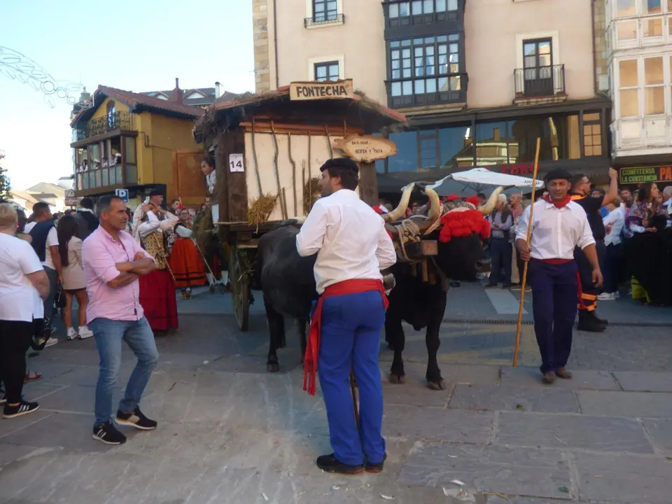 15&ordf; Carreta En el pajar, hierba y paja elaborada en Fontecha